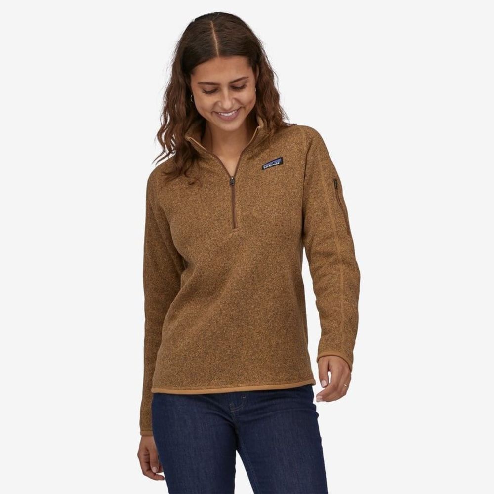 Patagonia Better Sweater 1/4 Zip Pullover Size M Nest Brown - Picture 1 of 6